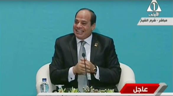 الرئيس السيسي (نقلاً عن القناة الأولى المصرية)
