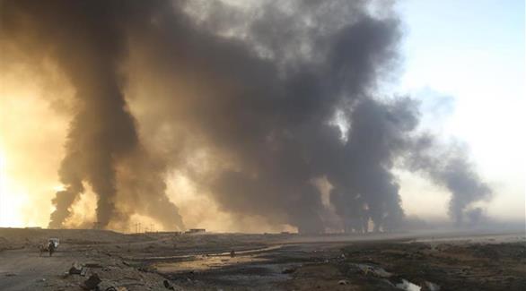 جانب من المعارك الدائرة في الموصل (أناضول)