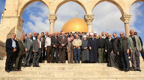 احتفال الدائرة العامة لأوقاف القدس الإسلامية وشؤون المسجد الأقصى (المصدر)