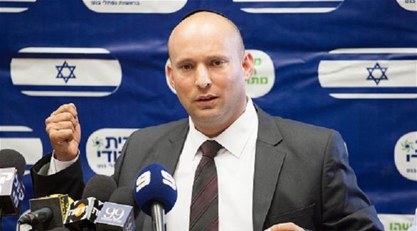 وزير الاقتصاد الإسرائيلي ورئيس حزب البيت اليهودي "نفتالي بينيت" (أرشيف)