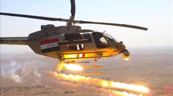 الطيران العراقي يغير على مواقع داعش