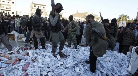 داعش في الرقة (أرشيف)