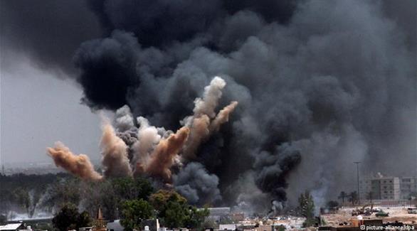 انفجار سابق في ليبيا(أرشيف)