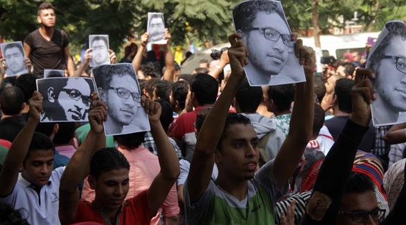 جانب من تظاهرات الإخوان الأخيرة في الجامعات (المصدر)