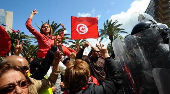 الاحتجاجات السابقة ضد النهضة في تونس (أرشيف)