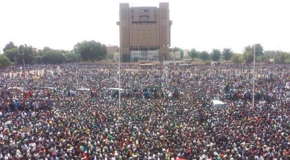المظاهرة الكبرى التي شهدتها شوارع بوركينا فاسو