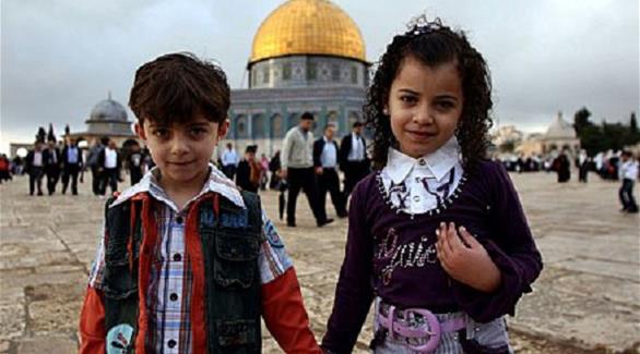 أطفال فلسطينيين