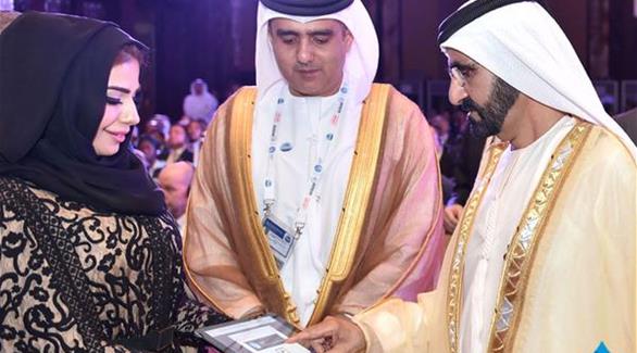 محمد بن راشد يدشن الموقع الإلكتروني  للجمعية الدولية باللغة العربية(حكومة دبي) 