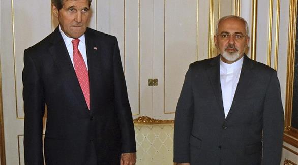 وزير الخارجية الأمريكي ونظيره الإيراني (أ ب)