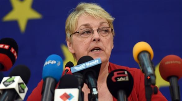 رئيسة بعثة مراقبي الاتحاد الاوروبي للانتخابات الرئاسية التونسية آنمي نايتس أويتبروك (أ ف ب)