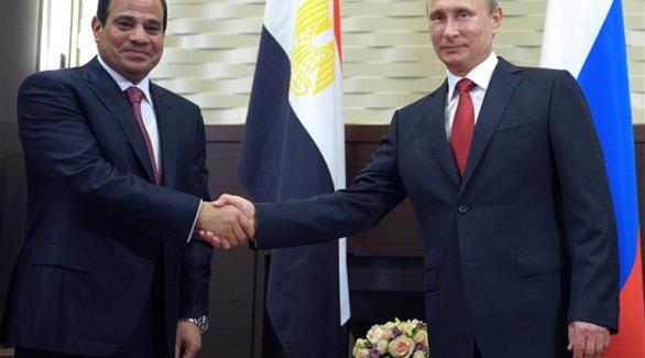 الرئيسان المصري والروسي (أرشيف)