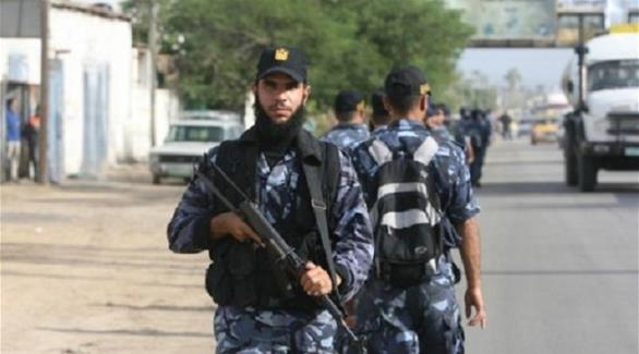أفراد قوات الأمن في غزة انتشروا خارج المواقع الأمنية(أرشيف)