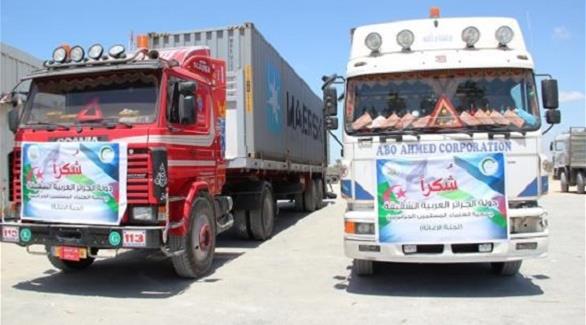 قافلة المساعدات الجزائرية (أرشيف)