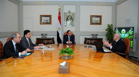 الرئيس المصري يلتق وزير الري (أرشيف)