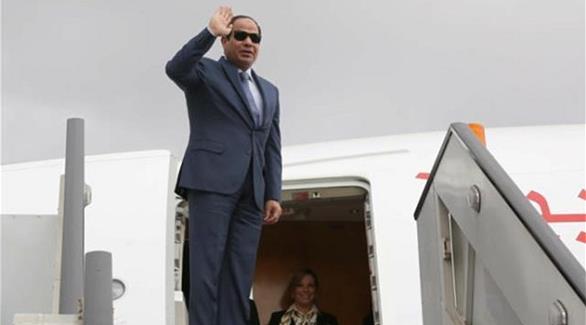 الرئيس المصري عبدالفتاح السيسي يغادر إلى أديس أبابا (أرشيف)