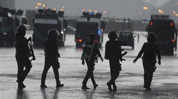 عناصر من الشرطة الخاصة السعودية في مكة (أف ب)