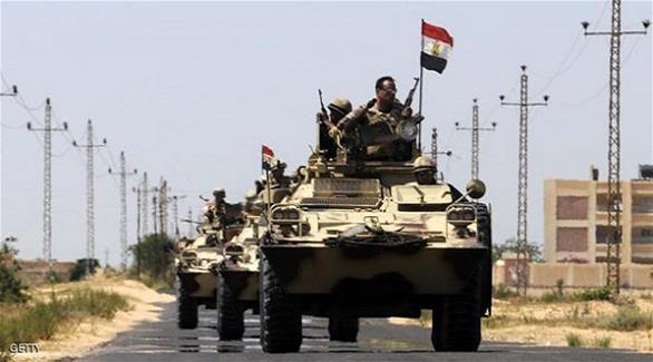 جنود مصريون في سيناء (د ب أ)