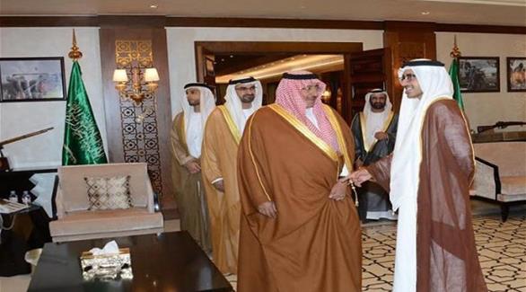 ولي ولي العهد السعودي يستقبل عبد الله بن زايد قبل اجتماع وزراء دول مجلس التعاون مع وزير الخارجية الأمريكي(واس)