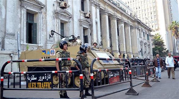 عناصر من الشرطة المصرية في الإسكندرية (أرشيف)