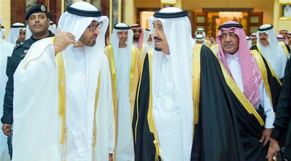 العلاقات الثنائية والأوضاع الإقليمية والدولية محور المكالمة الهاتفية بين الملك سلمان بن عبد العزيز والشيخ محمد بن زايد (أرشيف)