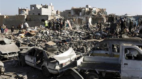 استمرار ضربات عاصفة الحزم على معاقل الحوثيين (أرشيف)
