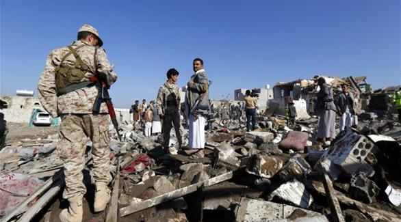 جانب من عمليات عاصفة الحزم بتدمير معاقل الحوثيين في صنعاء (أرشيف)