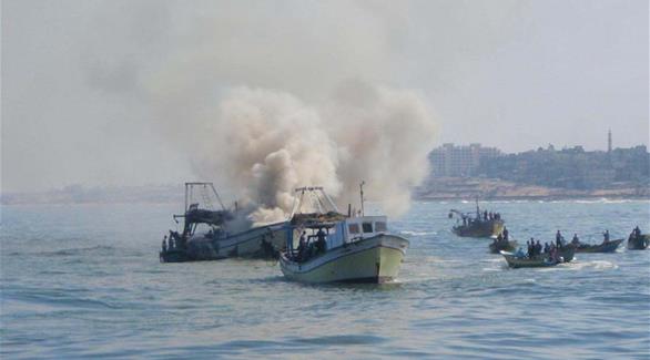 استمرار استهداف مراكب الصيادين في بحر غزة (أرشيف)