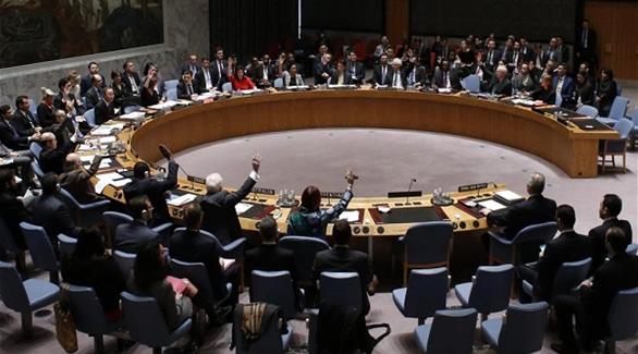 مشهد لتصويت في مجلس الأمن الدولي (أرشيف)