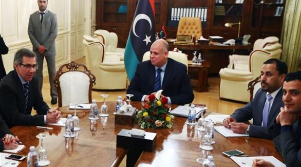 لقاء بين المبعوث الأممي إلى ليبيا وأعضاء في المؤتمر الوطني  الليبي (أرشيف)