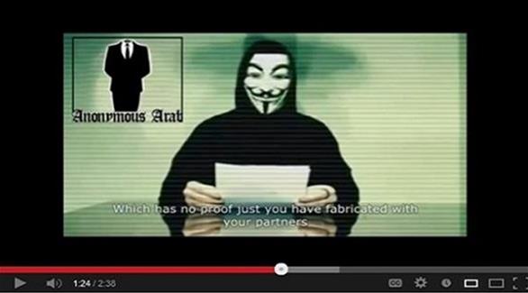 لقطة من فيديو يهدد إسرائيل 
