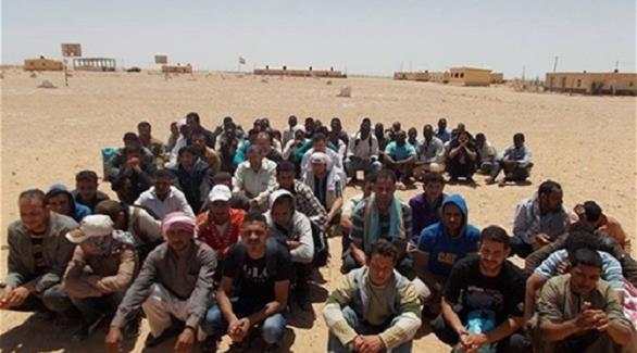 أمن مطروح يحبط محاولة تسلل 49 شخص إلى ليبيا (أرشيف)