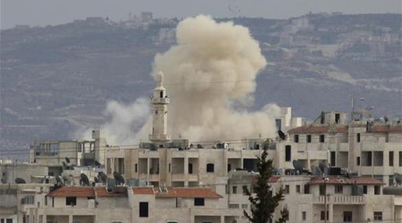 قصف قوات النظام على بلدة بريف دركوش في ريف إدلب (أرشيف)