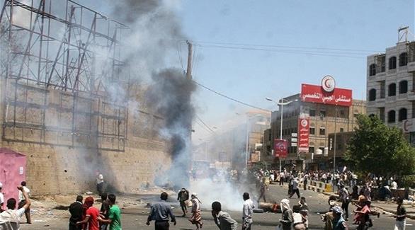 اشتباكات عنيفة بين الحوثيين والمقاومة الشعبية في تعز باليمن (أرشيف)
