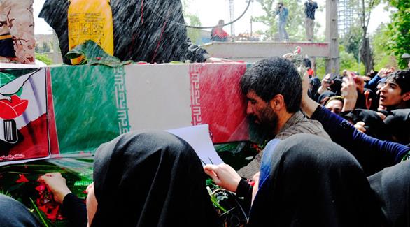 جنازة لأحد القتلى الإيرانيين (مهر نيوز)