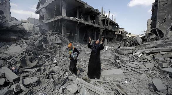 منازل مدمرة في غزة (أرشيف)