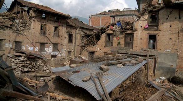 الأمم المتحدة: 8 ملايين شخصاً تضرروا جرّاء الزلزال نيبال(أ ف ب)