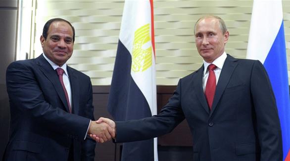 الرئيس الروسي فلاديمير بوتين والرئيس المصري عبدالفتاح السيسي (أرشيف)