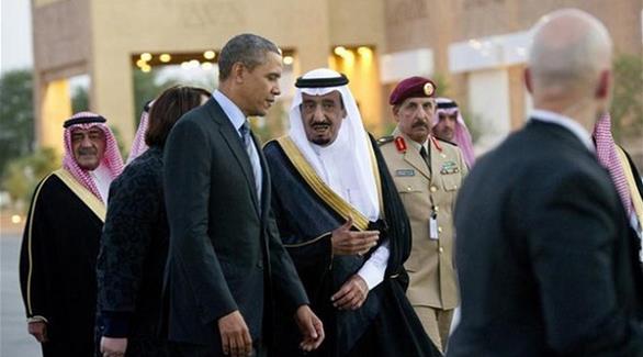 الرئيس الأمريكي باراك أوباما والعاهل السعودي سلمان بن عبد العزيز (أرشيف)