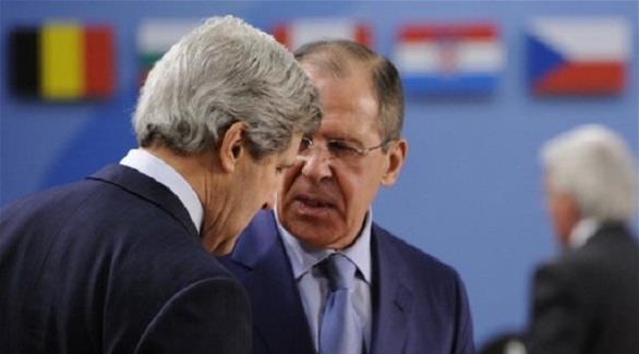 وزير الخارجية الروسي سيرجي لافروف ونظيره الأمريكي جون كيري (أرشيف)