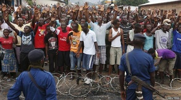 احتجاجات في بوروندي (رويترز)