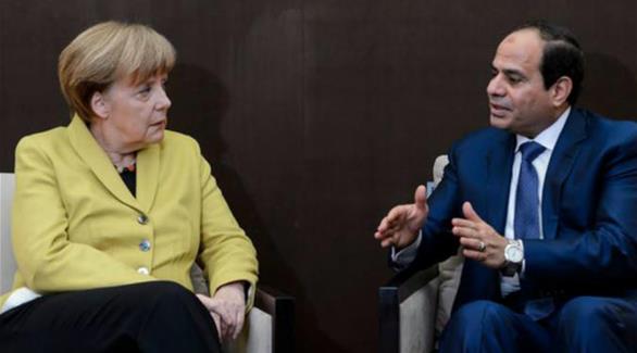 الرئيس المصري عبد الفتاح السيسي والمستشارة الألمانية أنجيلا ميركل 