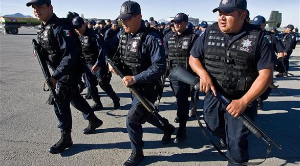 عناصر من الشرطة المكسيكية (أرشيف)