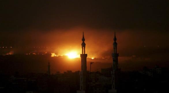 قصف إسرائيلي من الحرب الأخيرة على غزة (أرشيف)