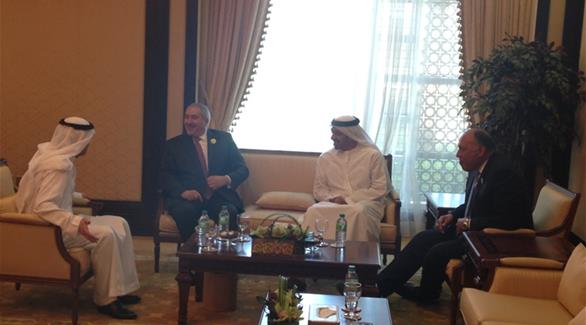 اجتماع رباعي لوزراء خارجية الإمارات ومصر والسعودية والأردن