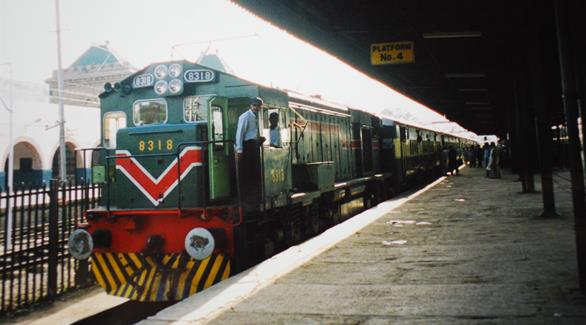 سكة حديدية في باكستان