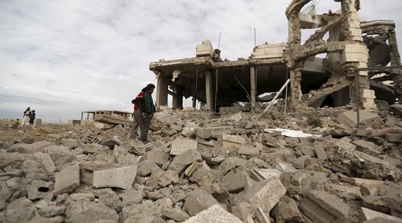 غارات قوات التحالف على مراكز المتمردين الحوثيين في صنعاء (رويترز)
