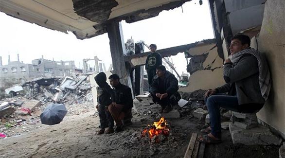 بقايا منزل مدمر في غزة (أرشيف)