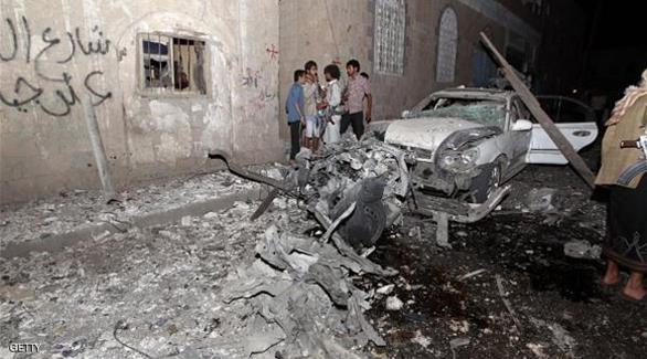 الغارات استهدفت منازل لأقارب علي عبد الله صالح في صنعاء (أرشيف)