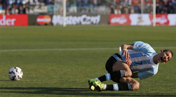 إصابة اللاعب الأرجنتيني آنخيل دي ماريا (رويترز)