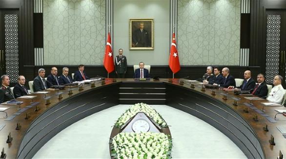 اجتماع للحكومة التركية برأسه رجب طيب أردوغان (أرشيف)